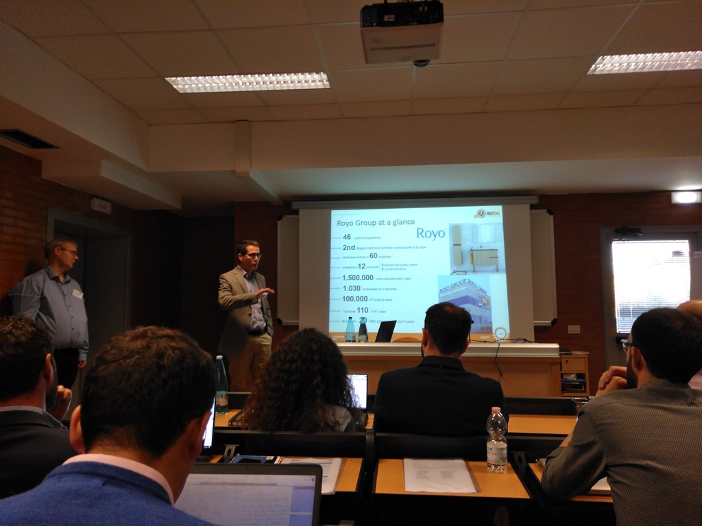 Royo presentation during Review Meeting in Pontedera